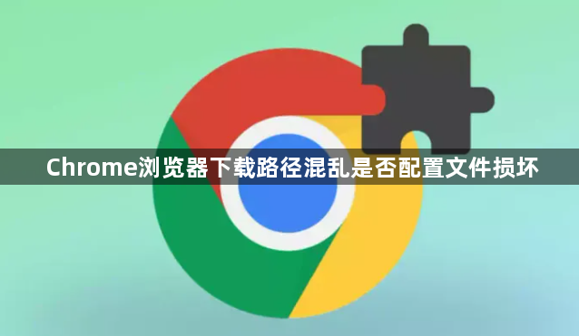 Chrome浏览器下载路径混乱是否配置文件损坏1