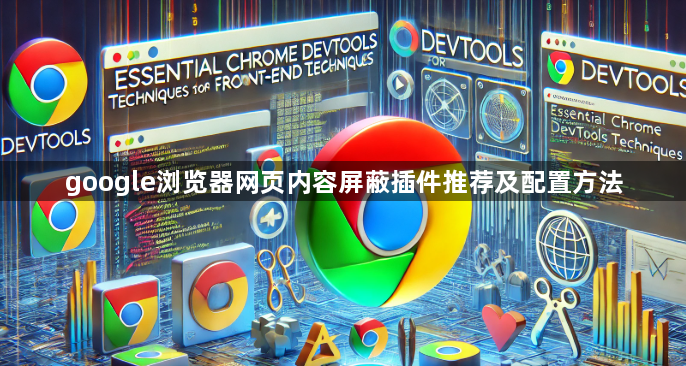 google浏览器网页内容屏蔽插件推荐及配置方法1