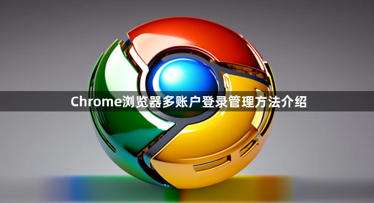 Chrome浏览器多账户登录管理方法介绍1