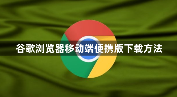 谷歌浏览器移动端便携版下载方法1