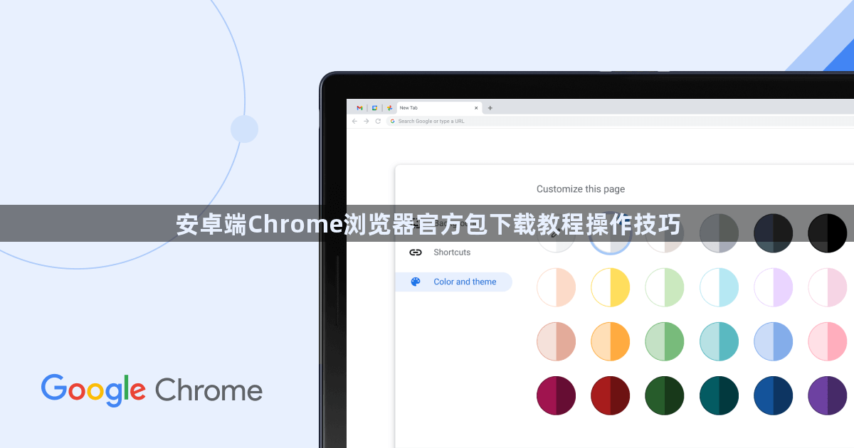 安卓端Chrome浏览器官方包下载教程操作技巧1