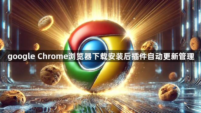 google Chrome浏览器下载安装后插件自动更新管理1