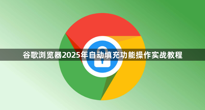 谷歌浏览器2025年自动填充功能操作实战教程1