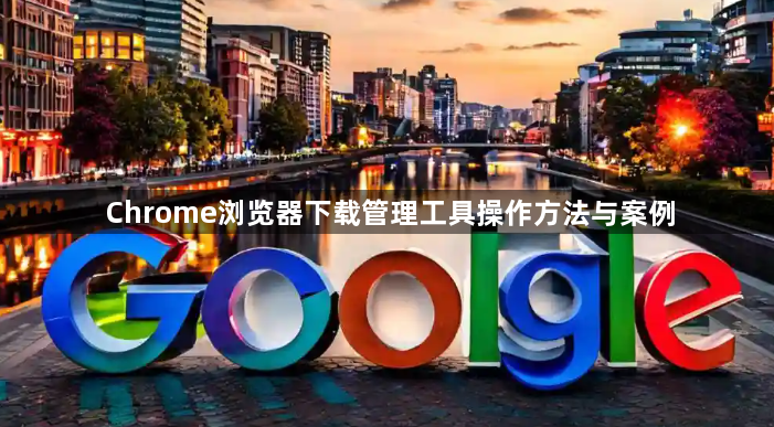 Chrome浏览器下载管理工具操作方法与案例1