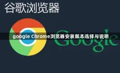 google Chrome浏览器安装版本选择与说明1