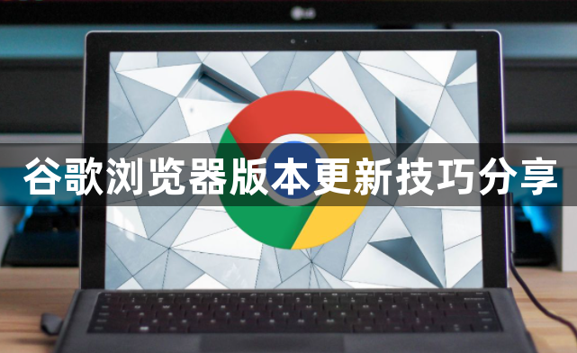 谷歌浏览器版本更新技巧分享1
