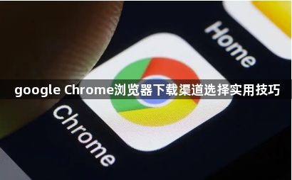 google Chrome浏览器下载渠道选择实用技巧1