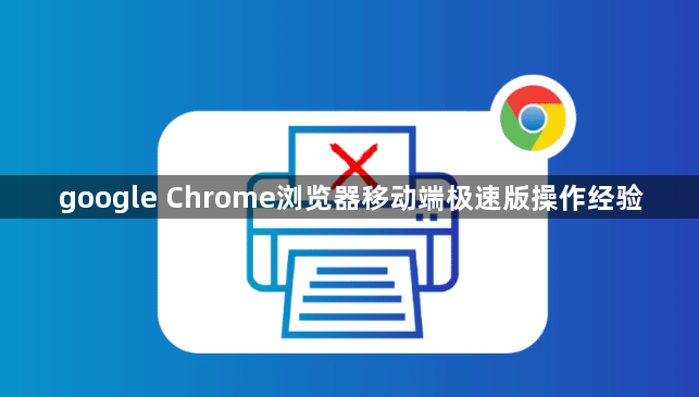 google Chrome浏览器移动端极速版操作经验1