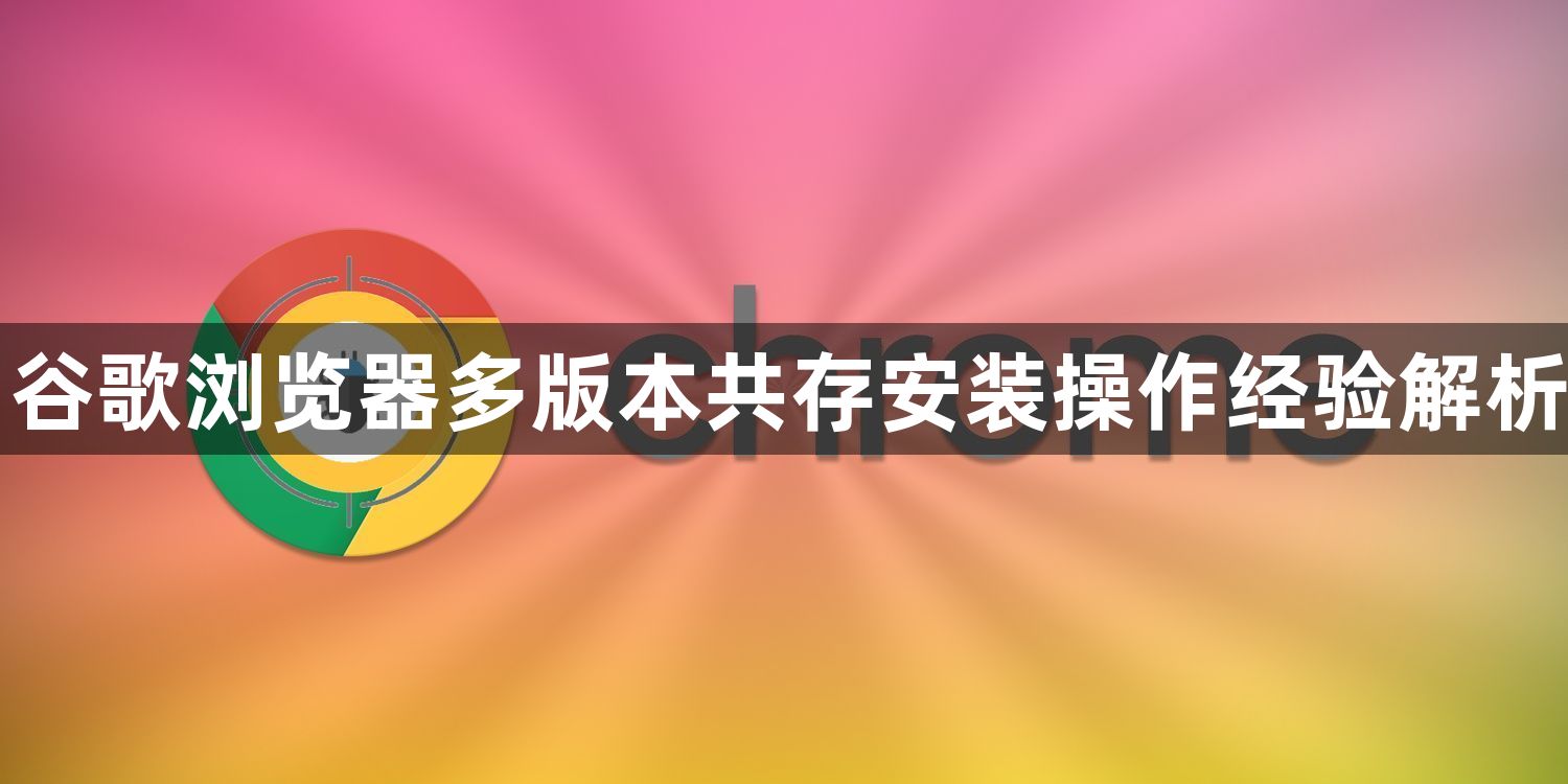 谷歌浏览器多版本共存安装操作经验解析1