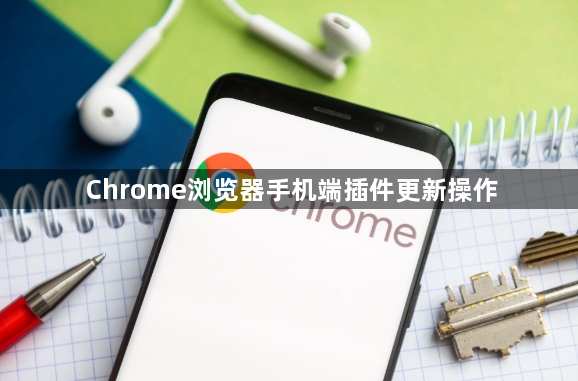 Chrome浏览器手机端插件更新操作1
