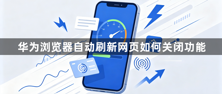 华为浏览器自动刷新网页如何关闭功能1