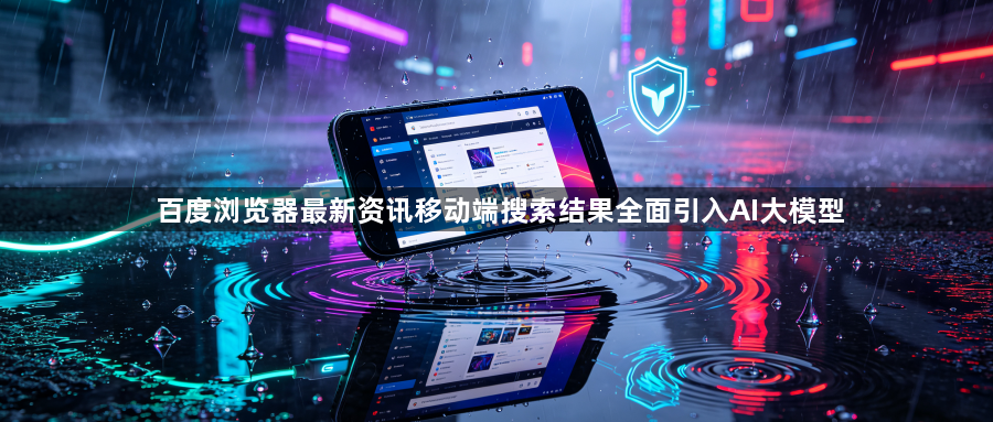 百度浏览器最新资讯移动端搜索结果全面引入AI大模型1