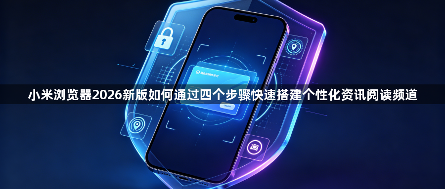 小米浏览器2026新版如何通过四个步骤快速搭建个性化资讯阅读频道1