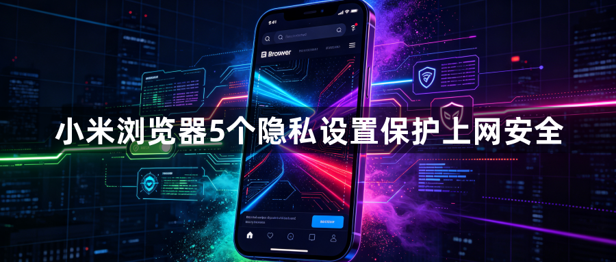 小米浏览器5个隐私设置保护上网安全1
