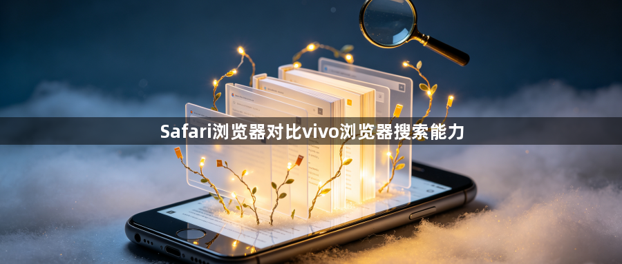Safari浏览器对比vivo浏览器搜索能力1