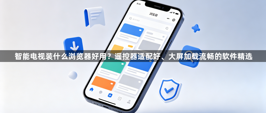 智能电视装什么浏览器好用？遥控器适配好、大屏加载流畅的软件精选1