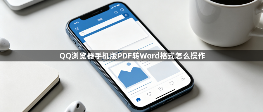QQ浏览器手机版PDF转Word格式怎么操作1