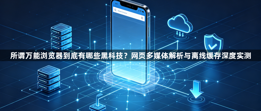 所谓万能浏览器到底有哪些黑科技?网页多媒体解析与离线缓存深度实测1