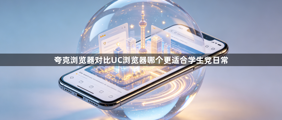 夸克浏览器对比UC浏览器哪个更适合学生党日常1