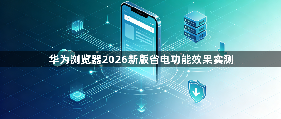 华为浏览器2026新版省电功能效果实测1