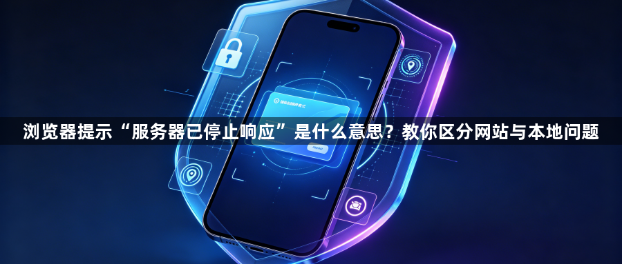 浏览器提示“服务器已停止响应”是什么意思？教你区分网站与本地问题1