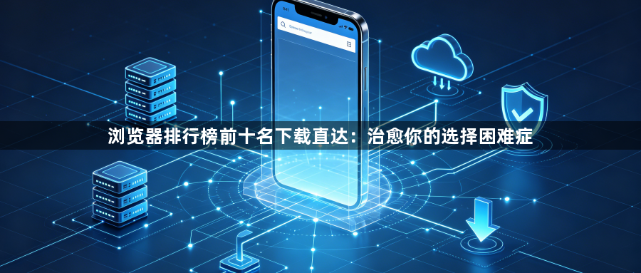 浏览器排行榜前十名下载直达：治愈你的选择困难症1