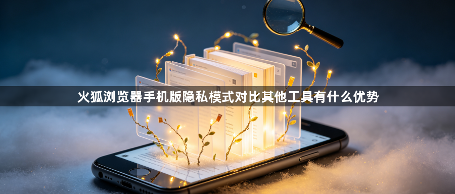 火狐浏览器手机版隐私模式对比其他工具有什么优势1