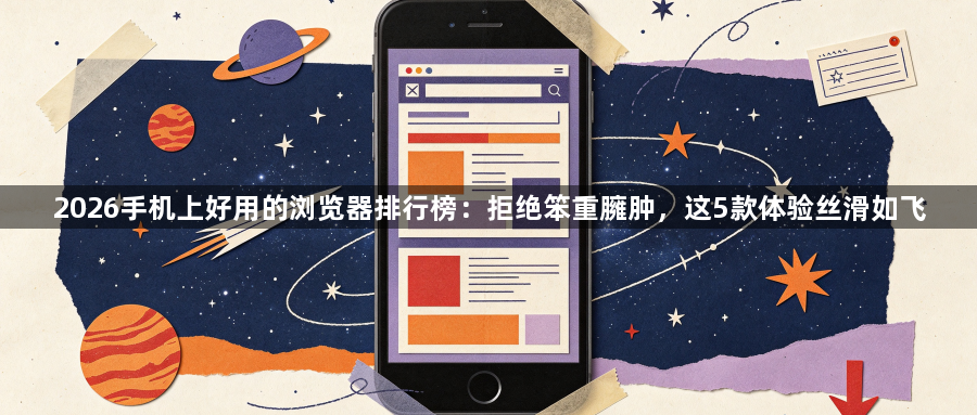 2026手机上好用的浏览器排行榜：拒绝笨重臃肿，这5款体验丝滑如飞1