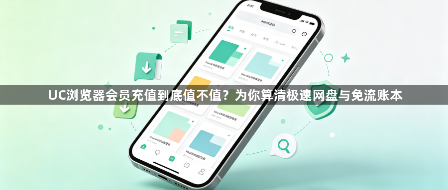 UC浏览器会员充值到底值不值？为你算清极速网盘与免流账本1