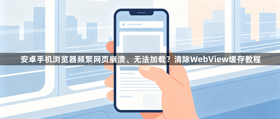 安卓手机浏览器频繁网页崩溃、无法加载？清除WebView缓存教程1
