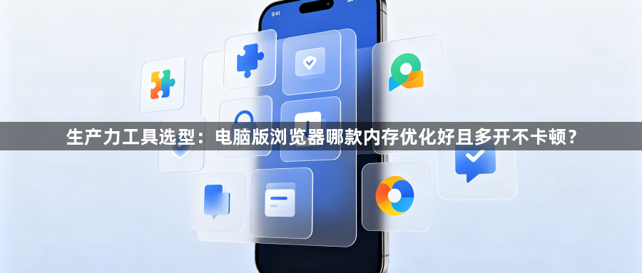 生产力工具选型：电脑版浏览器哪款内存优化好且多开不卡顿？1