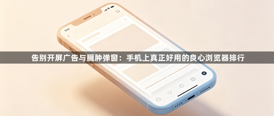 告别开屏广告与臃肿弹窗：手机上真正好用的良心浏览器排行1