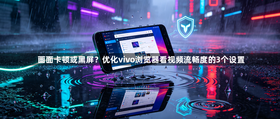 画面卡顿或黑屏？优化vivo浏览器看视频流畅度的3个设置1