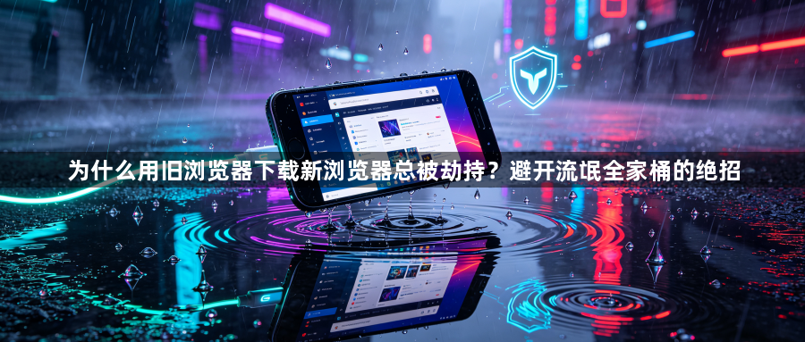 为什么用旧浏览器下载新浏览器总被劫持？避开流氓全家桶的绝招1