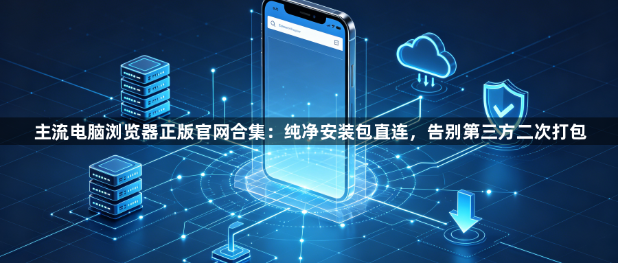 主流电脑浏览器正版官网合集：纯净安装包直连，告别第三方二次打包1