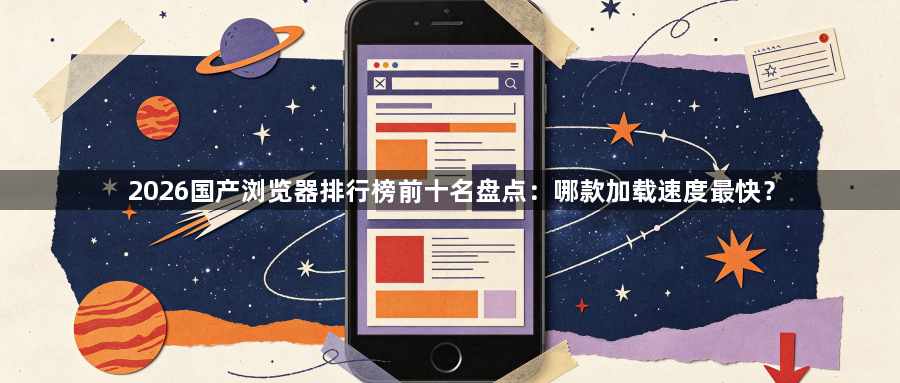 2026国产浏览器排行榜前十名盘点:哪款加载速度最快?1