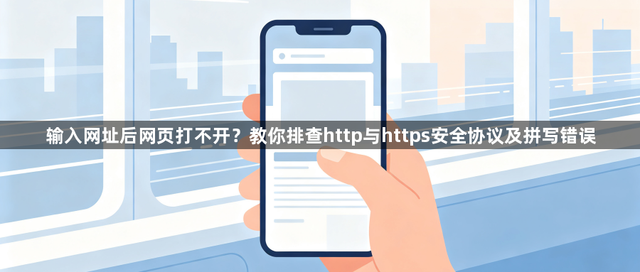 输入网址后网页打不开?教你排查http与https安全协议及拼写错误1