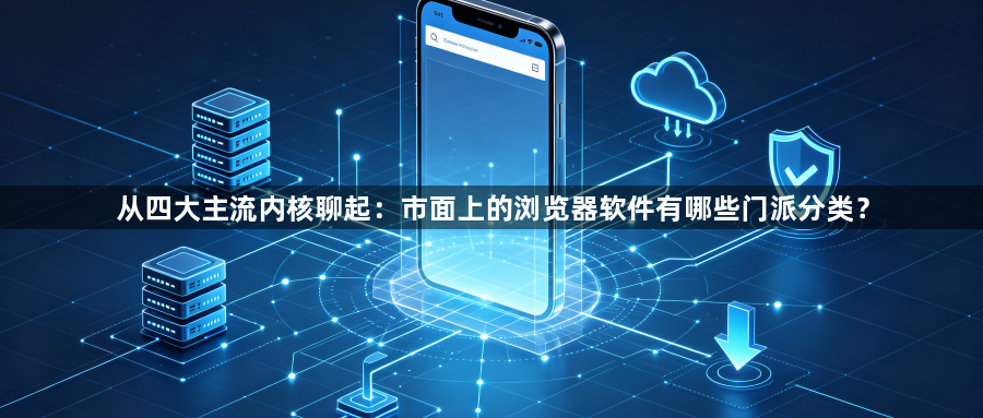 从四大主流内核聊起:市面上的浏览器软件有哪些门派分类?1